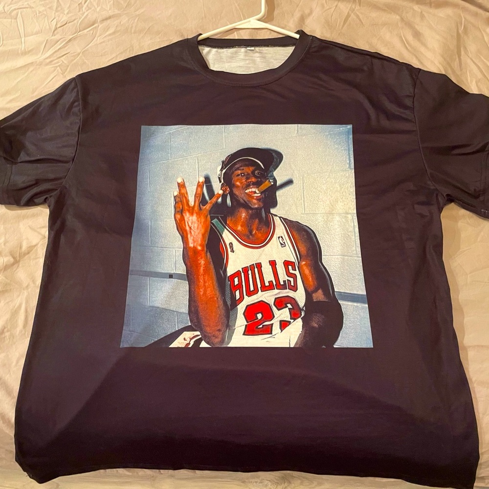 Michael Jordan Chicago Bulls Cigar Championship 23 NBA vintage 90s tshirt